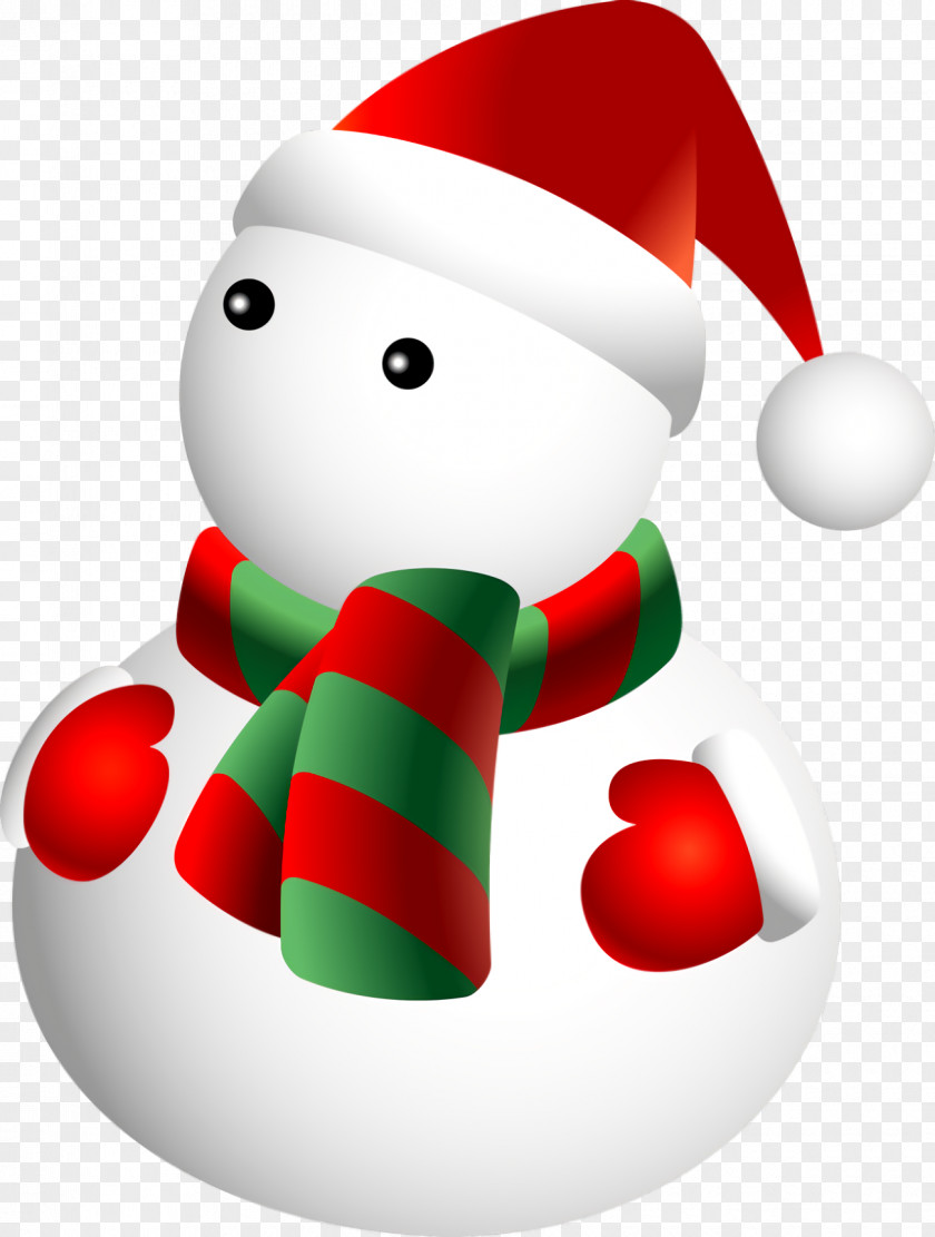 Christmas Decoration Santa Claus Snowman PNG