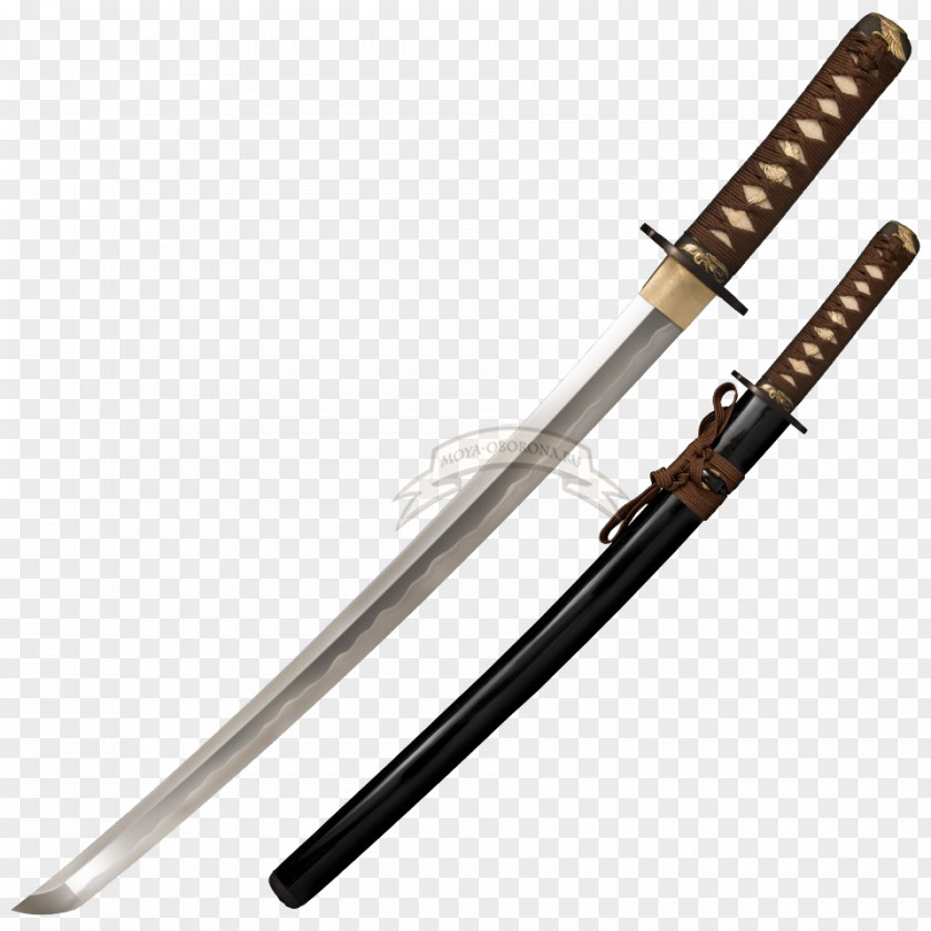 Knife Wakizashi Cold Steel Japanese Sword Katana PNG