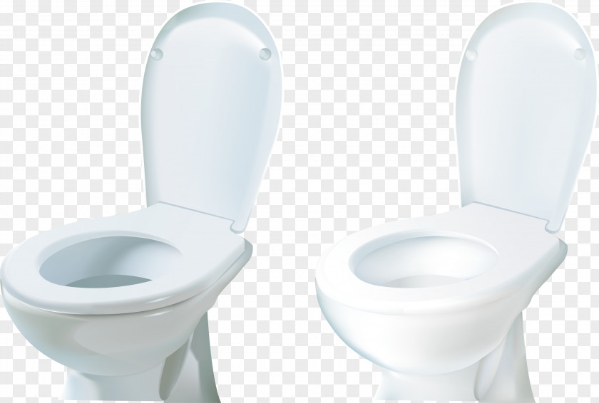 Painted White Clean Toilet Seat Flush PNG