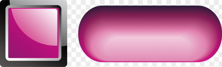 Pink Button Material Brand Rectangle PNG