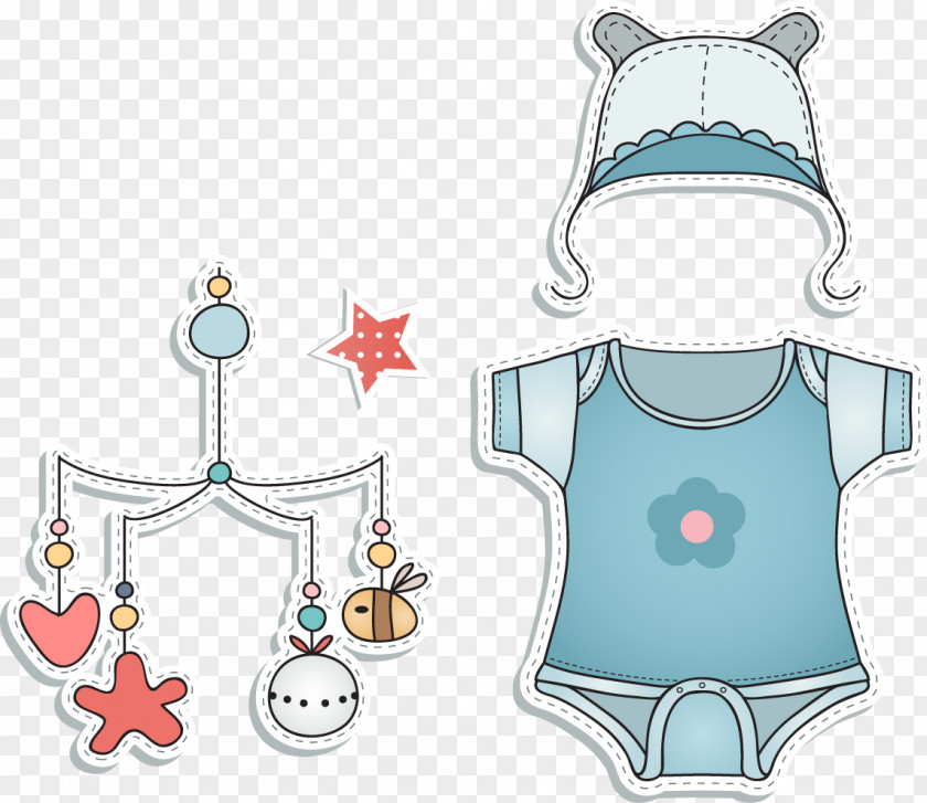 Baby Clothes Hangers Vector Elements Clothing Infant Clip Art PNG
