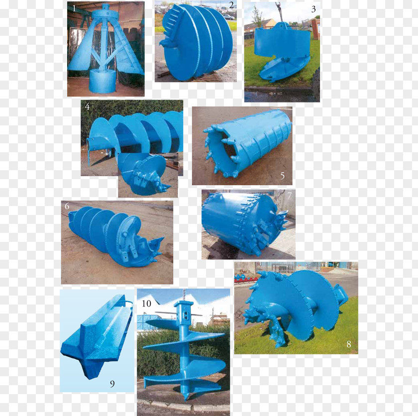 Bucket Augers Well Drilling Water Core Drill PNG
