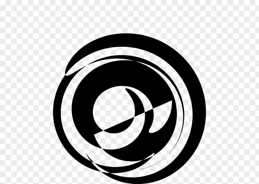 Circle Logo Black And White Photography PNG