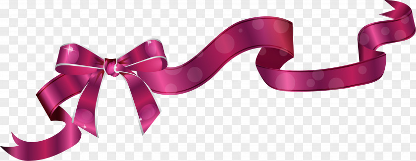 Pink Ribbon Nodes Rose Clip Art PNG