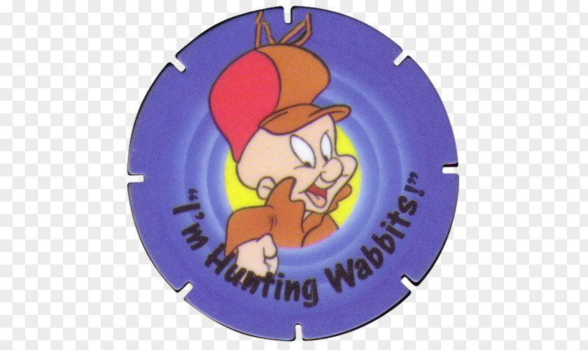 Elmer Fudd Milk Caps Tazos Looney Tunes Walkers PNG