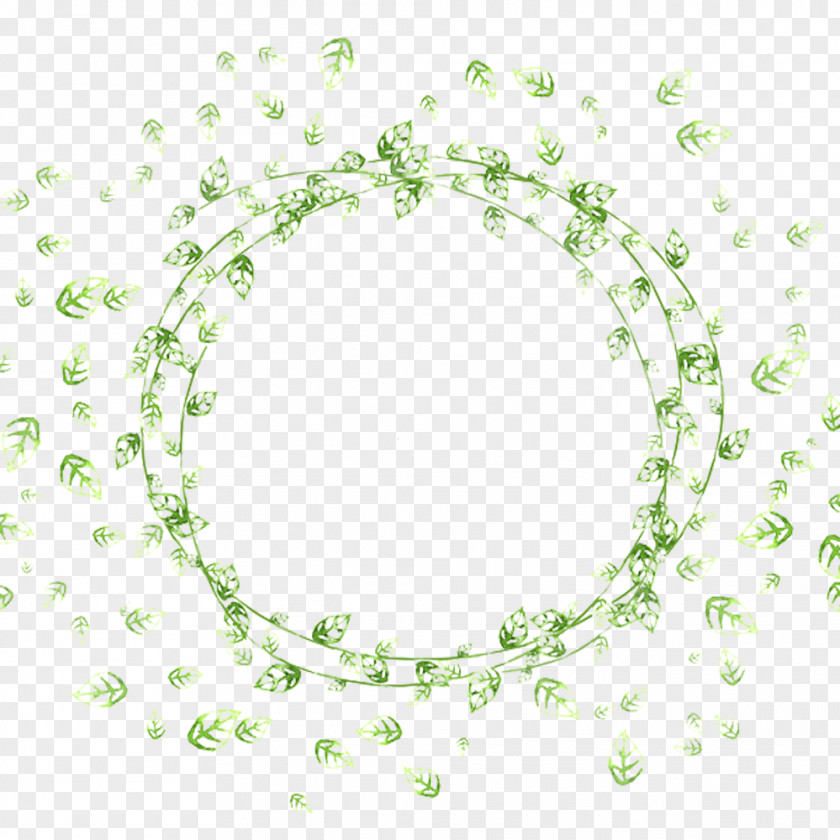 Green Leaves Picture Material Ring Wreath Google Images Leaf Flower PNG