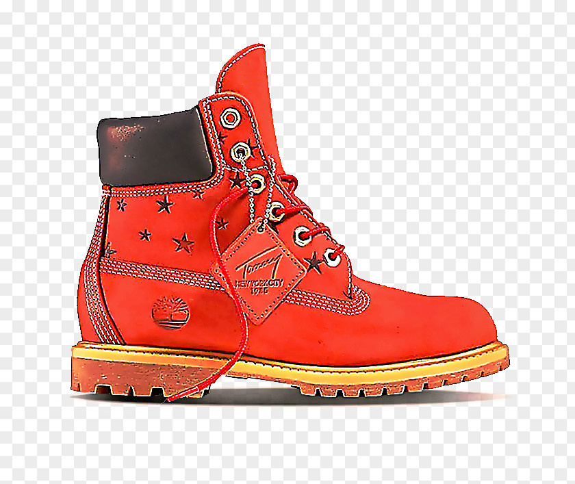 Steeltoe Boot Work Boots Orange PNG
