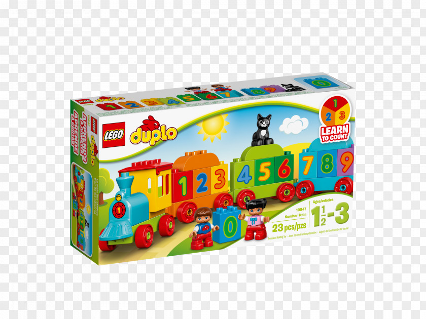 Train LEGO 10847 DUPLO Number Toy 10848 My First Bricks PNG