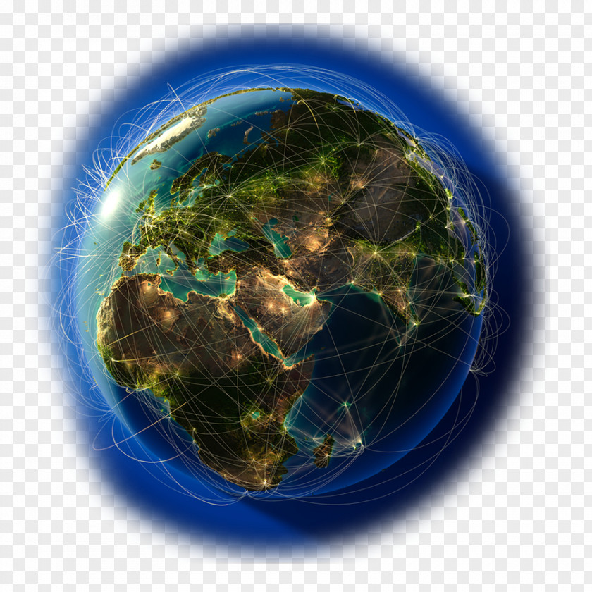 Earth World Economy Information International Trade Business Marketing PNG