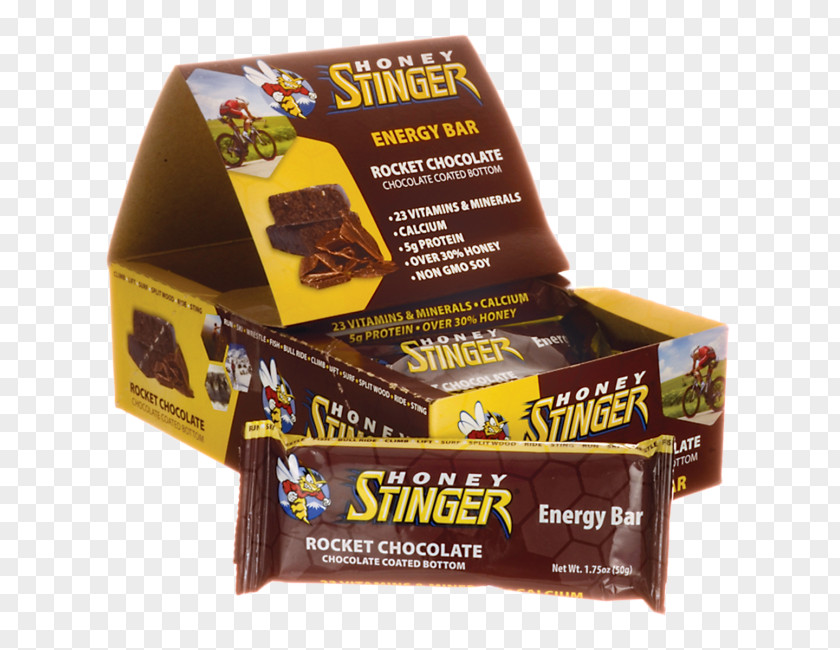 Energy Bars Chocolate Bar Honey Stinger Snack PNG