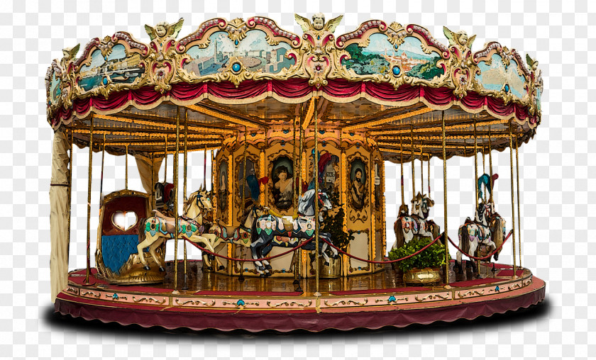 Flying Horse Carousel Gardens Amusement Park PNG