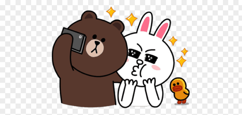 Line Friends Brown Bear PNG