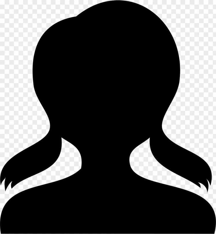 Silhouette Clip Art Black Neck PNG