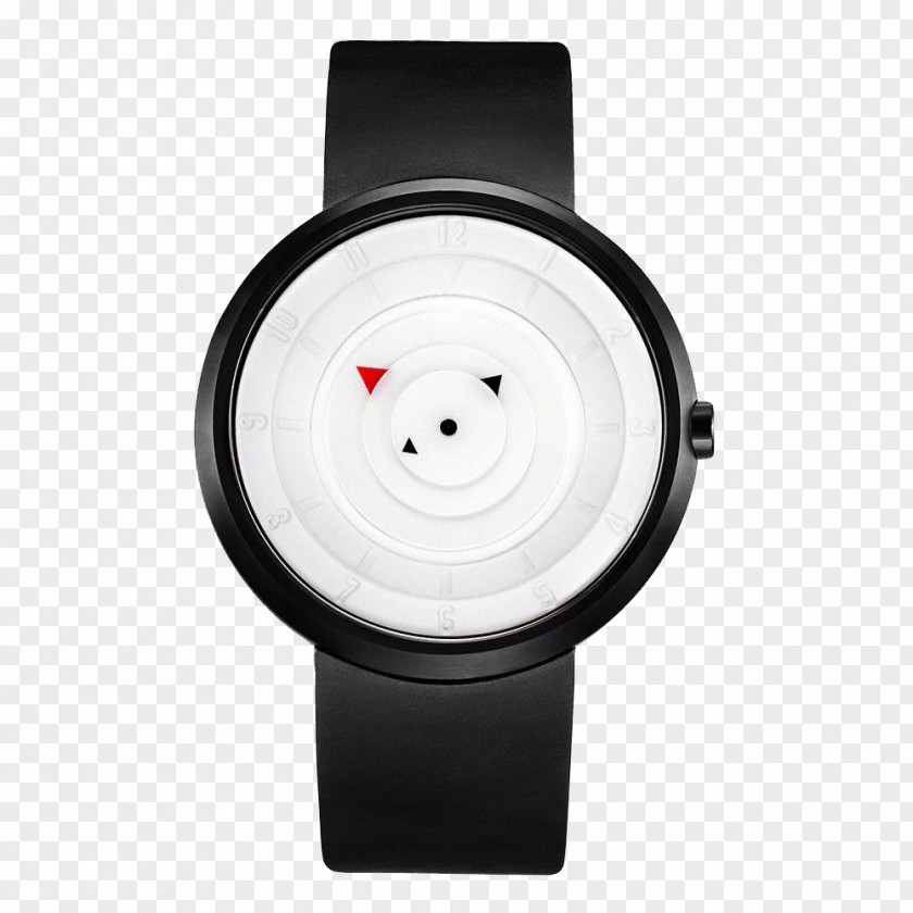 Creative Panels Quartz Clock Watch Fashion Casual Water Resistant Mark PNG