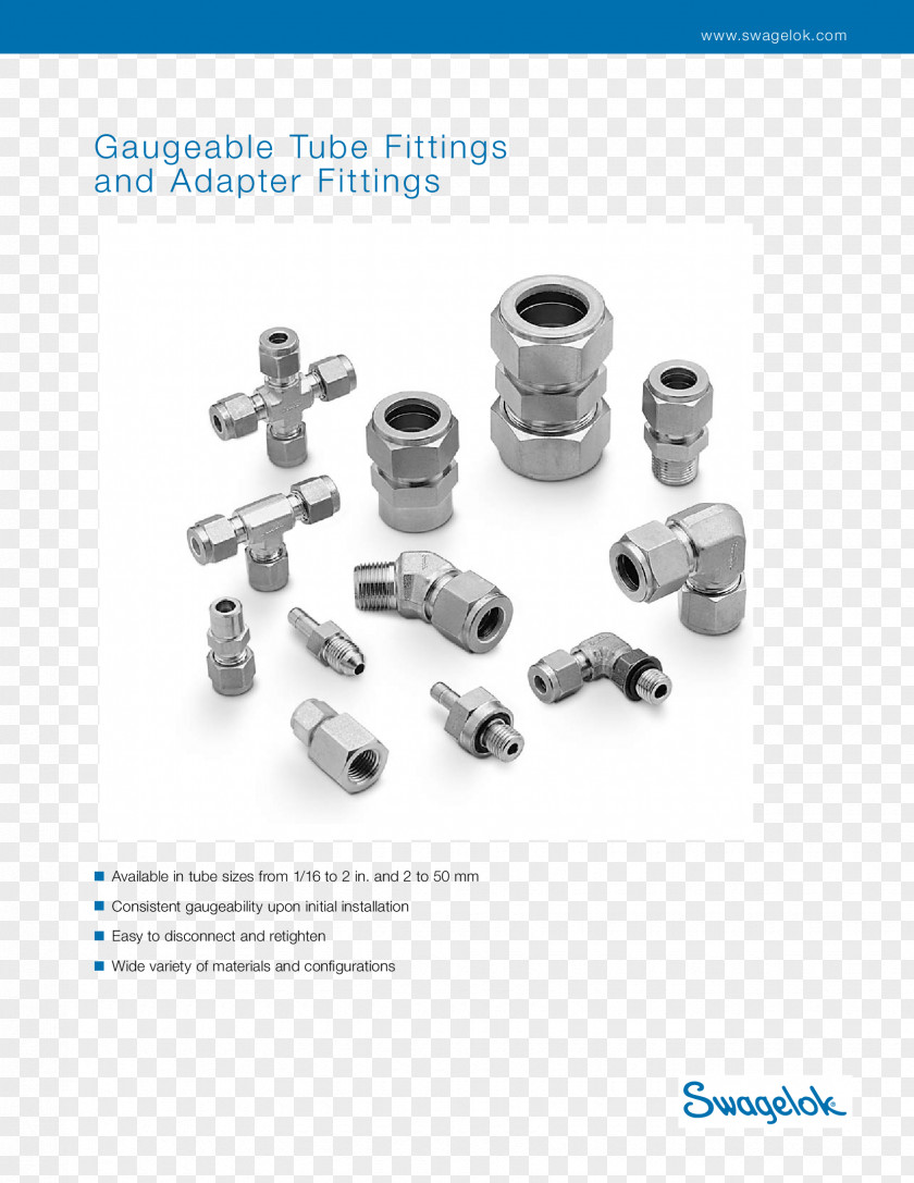 Seal Swagelok Pipe Fitting Piping And Plumbing Compression Tube PNG