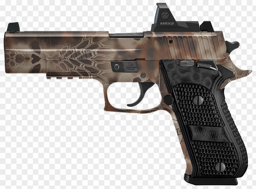 Handgun SIG Sauer P220 10mm Auto Semi-automatic Pistol Sig Holding PNG