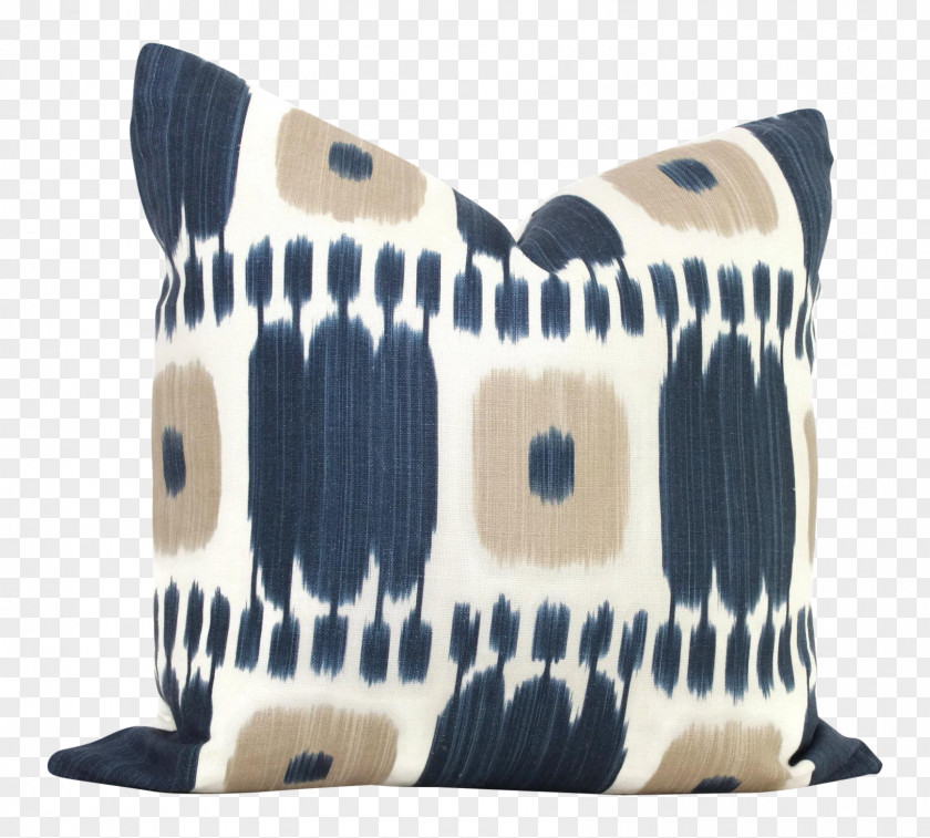 Pillow Throw Pillows Cushion Lumbar Ikat PNG