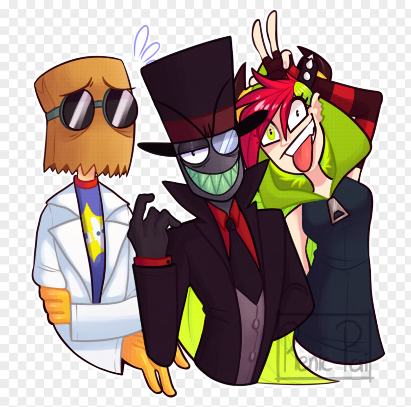 Cartoon Network Villain Drawing Fan Art Black Hat PNG