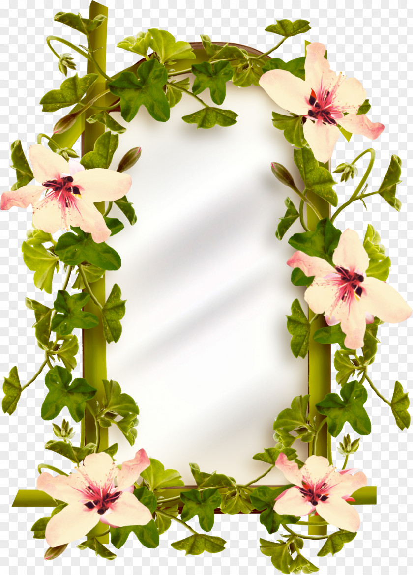 Garland Border Floral Design Flower Wreath PNG