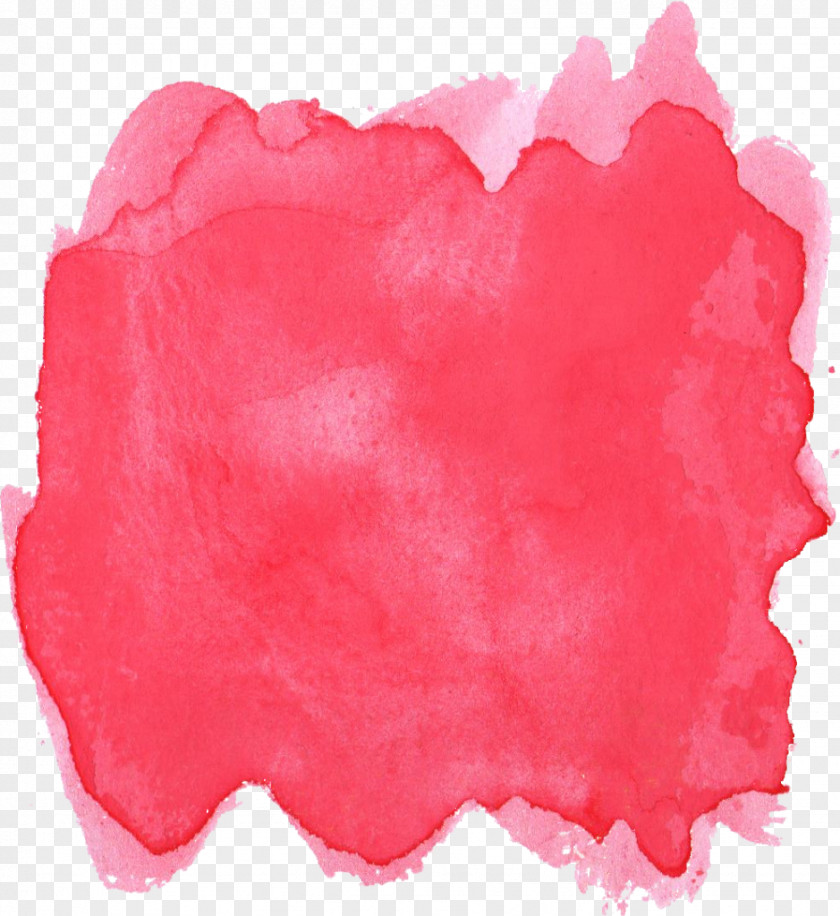 Red Background Watercolor Painting Desktop Wallpaper PNG
