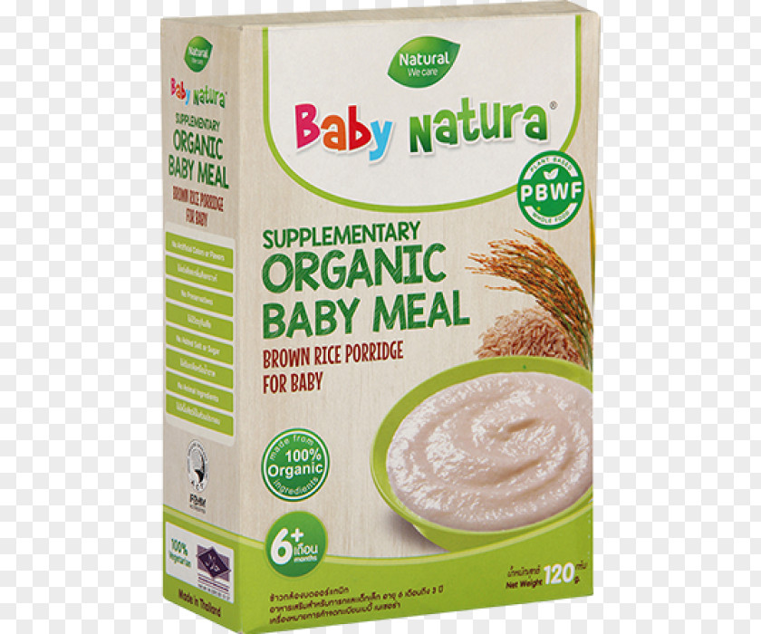 Rice Baby Food Organic Congee Breakfast Cereal PNG