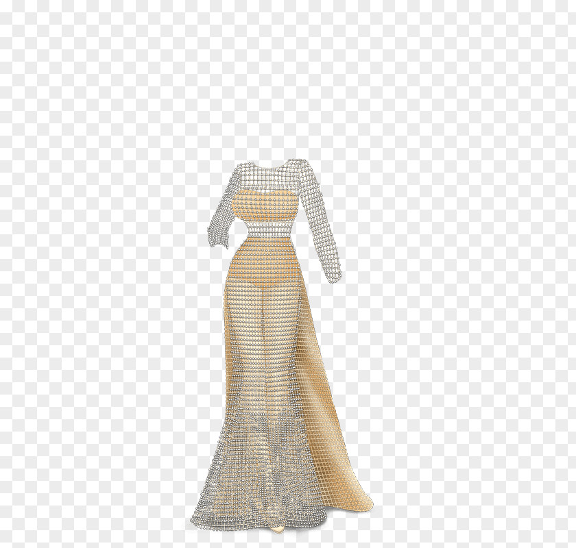 Runway Model Lady Popular Dress XS Software Gown Shoulder PNG