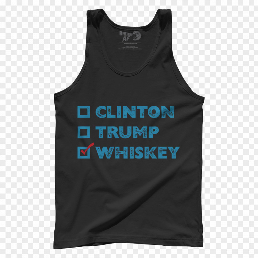 Trump Vs. Clinton T-shirt Gilets Sleeveless Shirt Top PNG