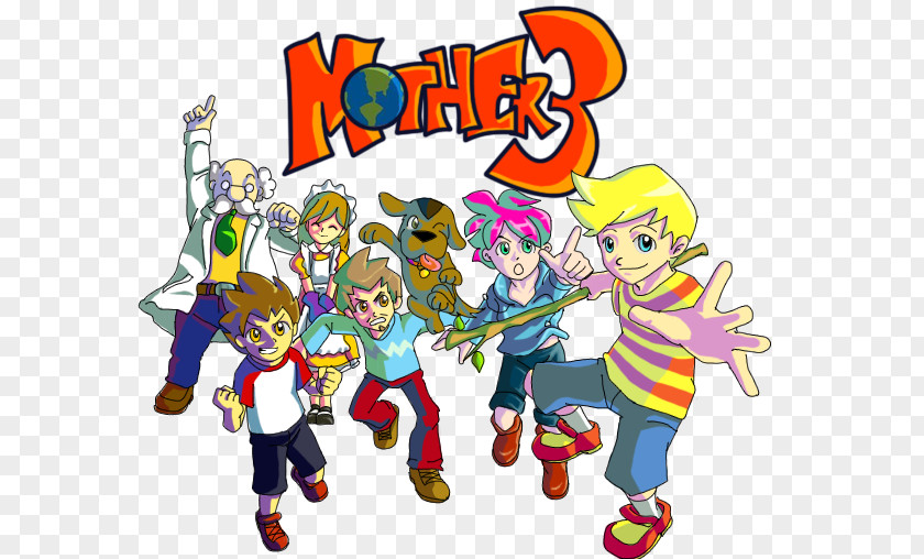 Ape Escape Mother 3 1+2 EarthBound Fan Art Nowhere Islands PNG