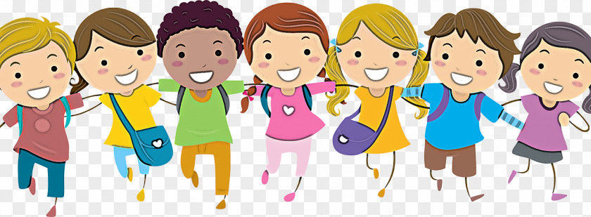 Child Fun Cartoon People Social Group Community Youth PNG