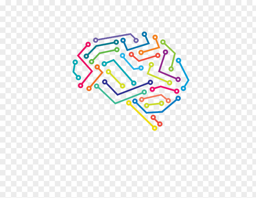 Digital Brain Logo Artificial Intelligence PNG