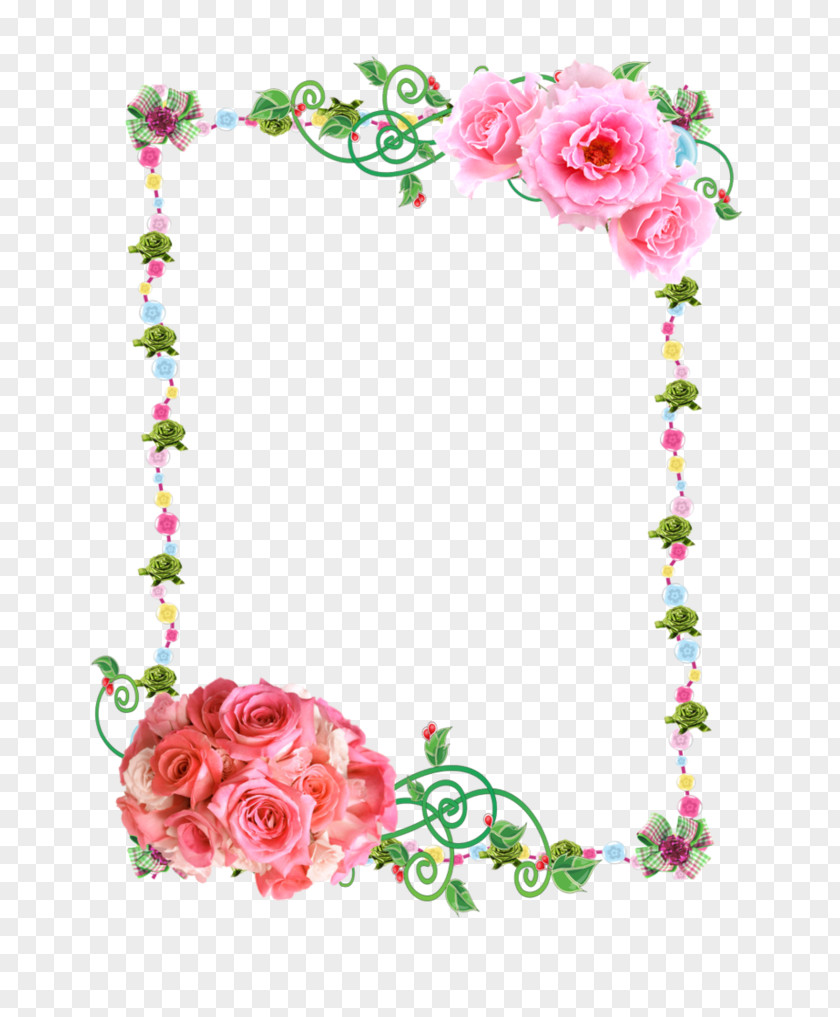 Flower Border Paper Borders And Frames Rose Clip Art PNG