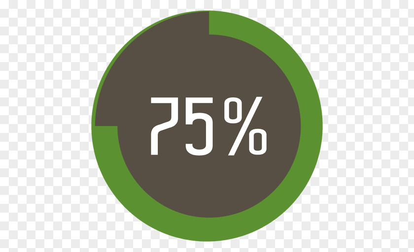 Percentage Circle Progress Bar Infographic PNG