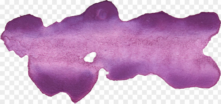 Purple Watercolor Painting Brush Pinceau à Aquarelle PNG