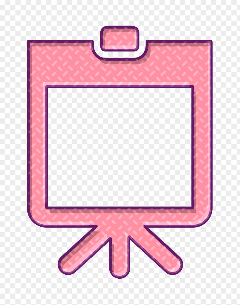 Rectangle Peach Analytics Icon Chart Empty PNG