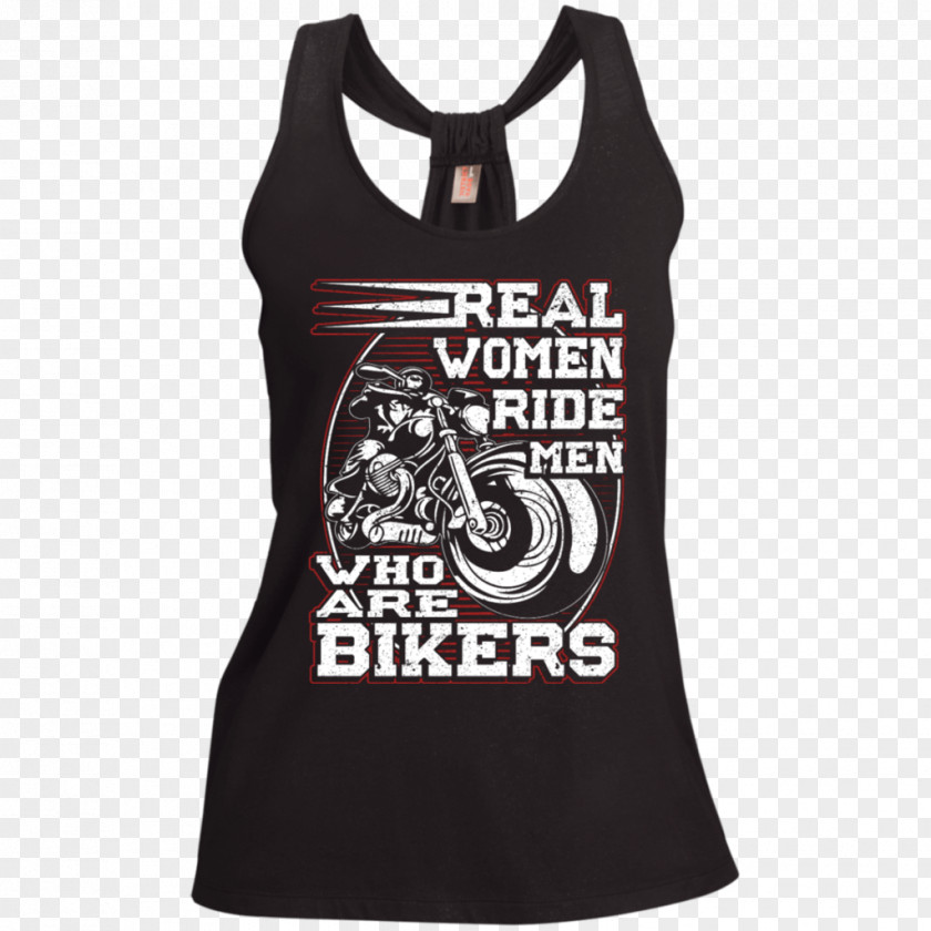 Woman Riding T-shirt Top Fitness Centre Exercise Sleeveless Shirt PNG