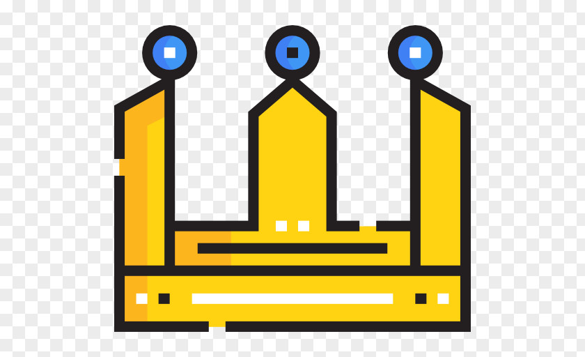 Yellow Area Crown PNG