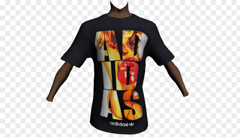 Adidas T Shirt T-shirt Grand Theft Auto: San Andreas Auto V IV Mod PNG