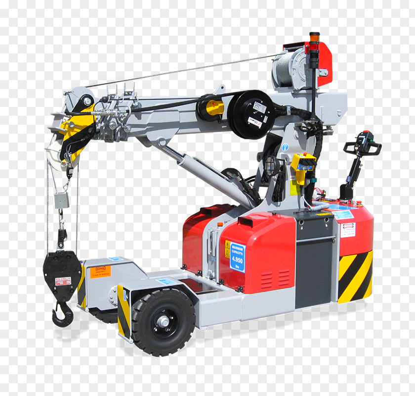 Crane Mobile Lifting Equipment Heavy Machinery PNG