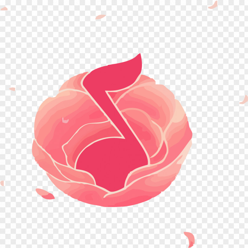 Pink Flowers Notes User Interface Design Splash Screen Android Icon PNG
