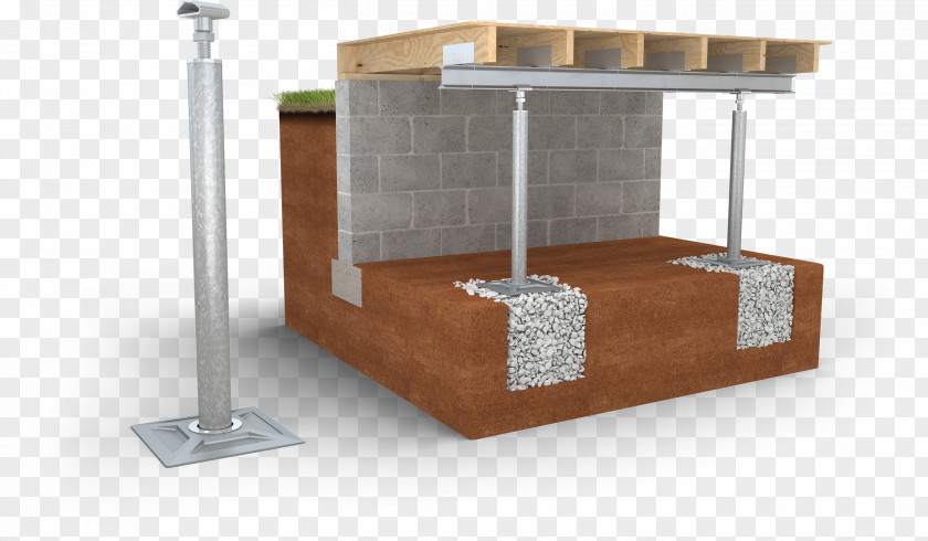 Stabilize Beam Floor Column Joist Foundation PNG