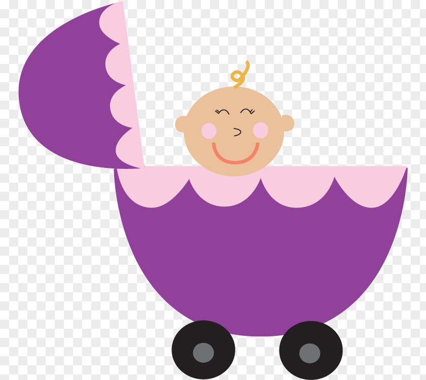 Vehicle Smile Baby Shower PNG