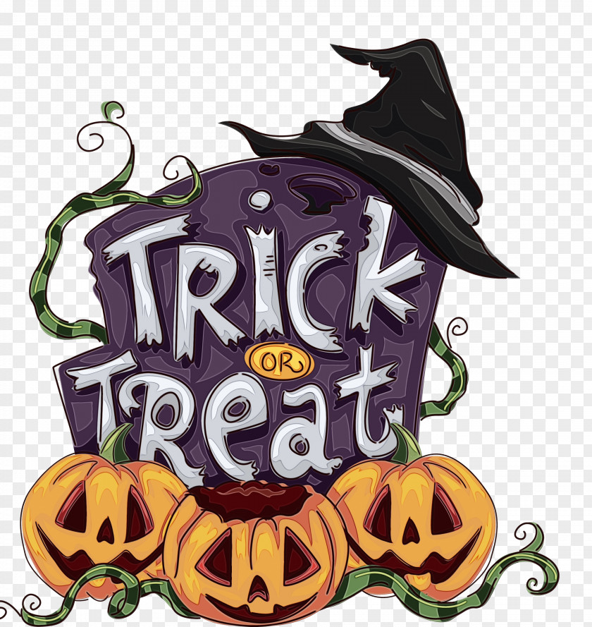 Witch Hat Trick-or-treat Headgear Font PNG