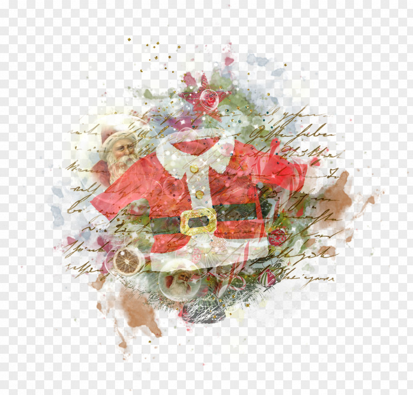 Art Christmas Decoration Drawing PNG