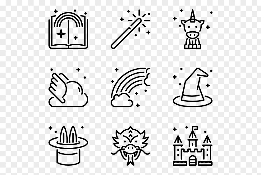 Fairy Tale Icon Design Clip Art PNG