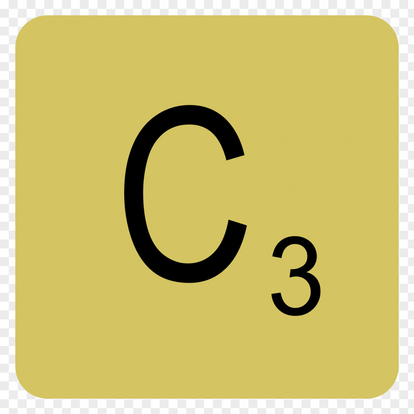 Letter C Scrabble PNG