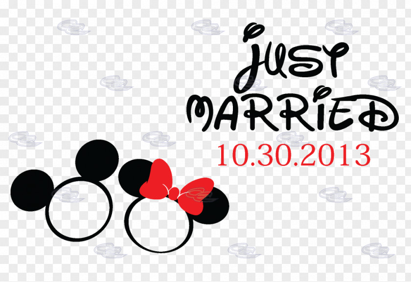 Married Bride And Groom Mickey Mouse Minnie T-shirt Marriage Wedding PNG