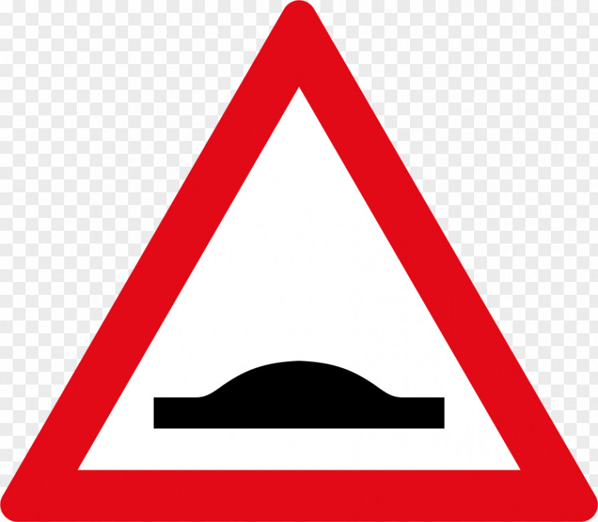 Road Traffic Sign Warning Speed Bump PNG