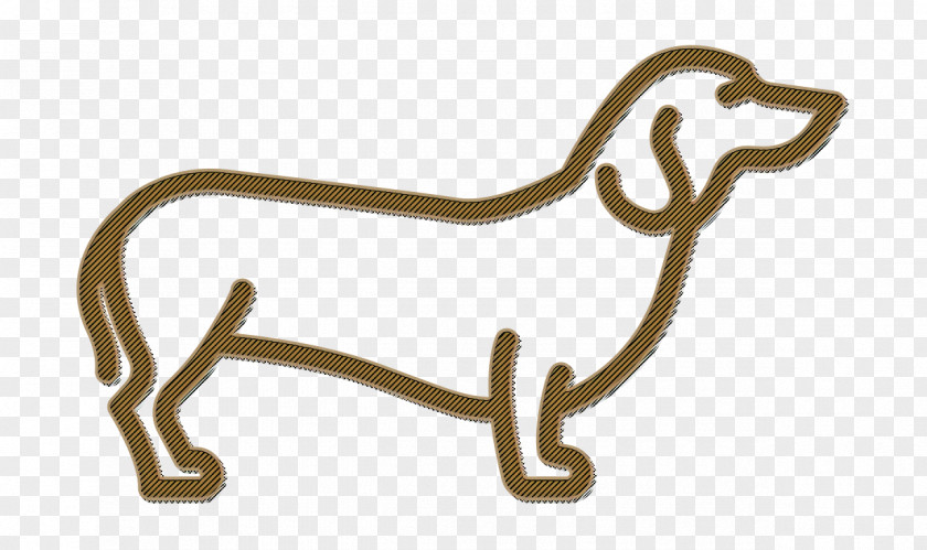 Dachshund Icon Dog Breeds Fullbody PNG