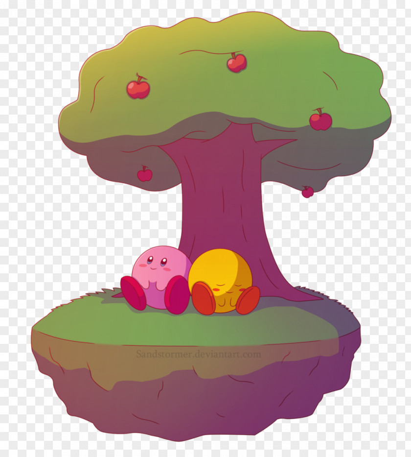 Kirby The Amazing Mirror Amphibian Cartoon Pink M PNG