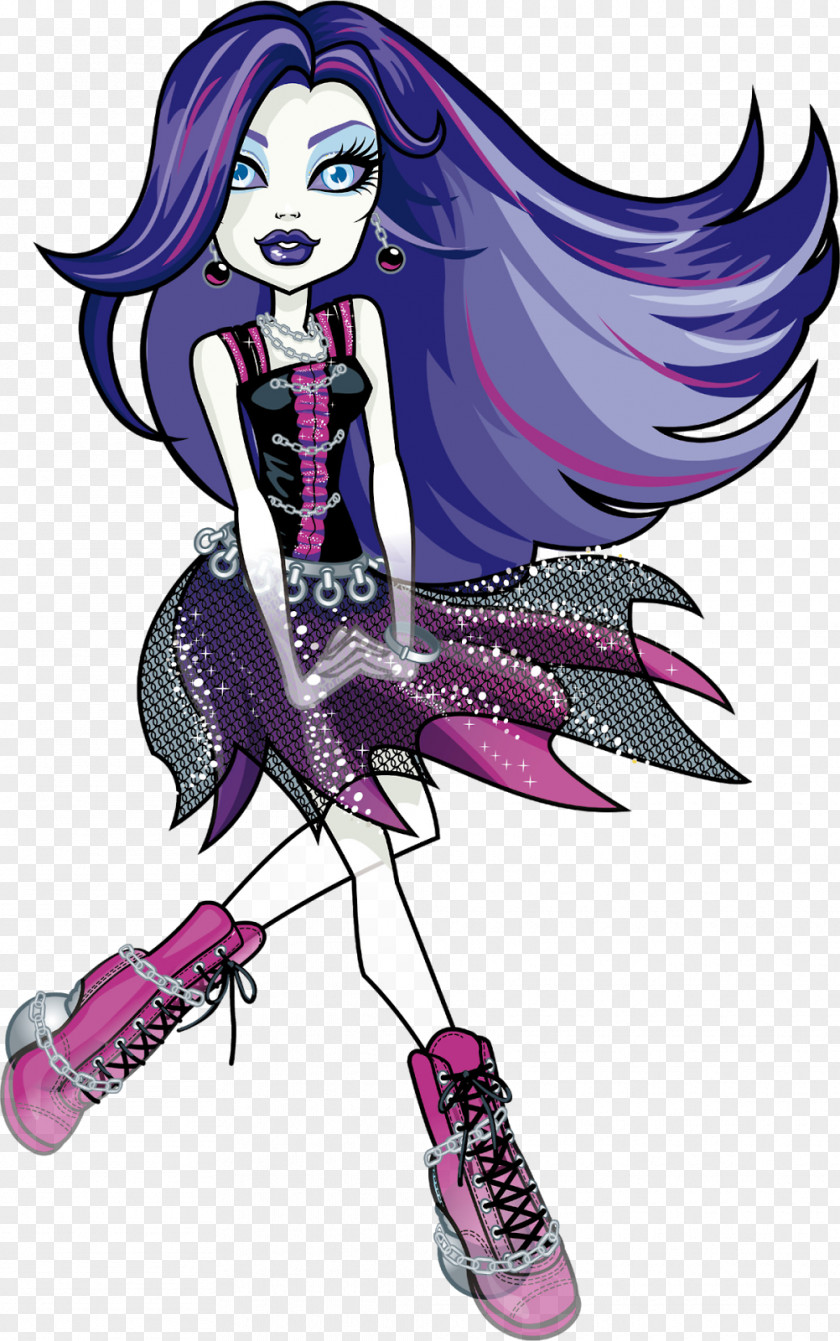Monster Spectra Vondergeist Ghoul High Doll Frankie Stein PNG